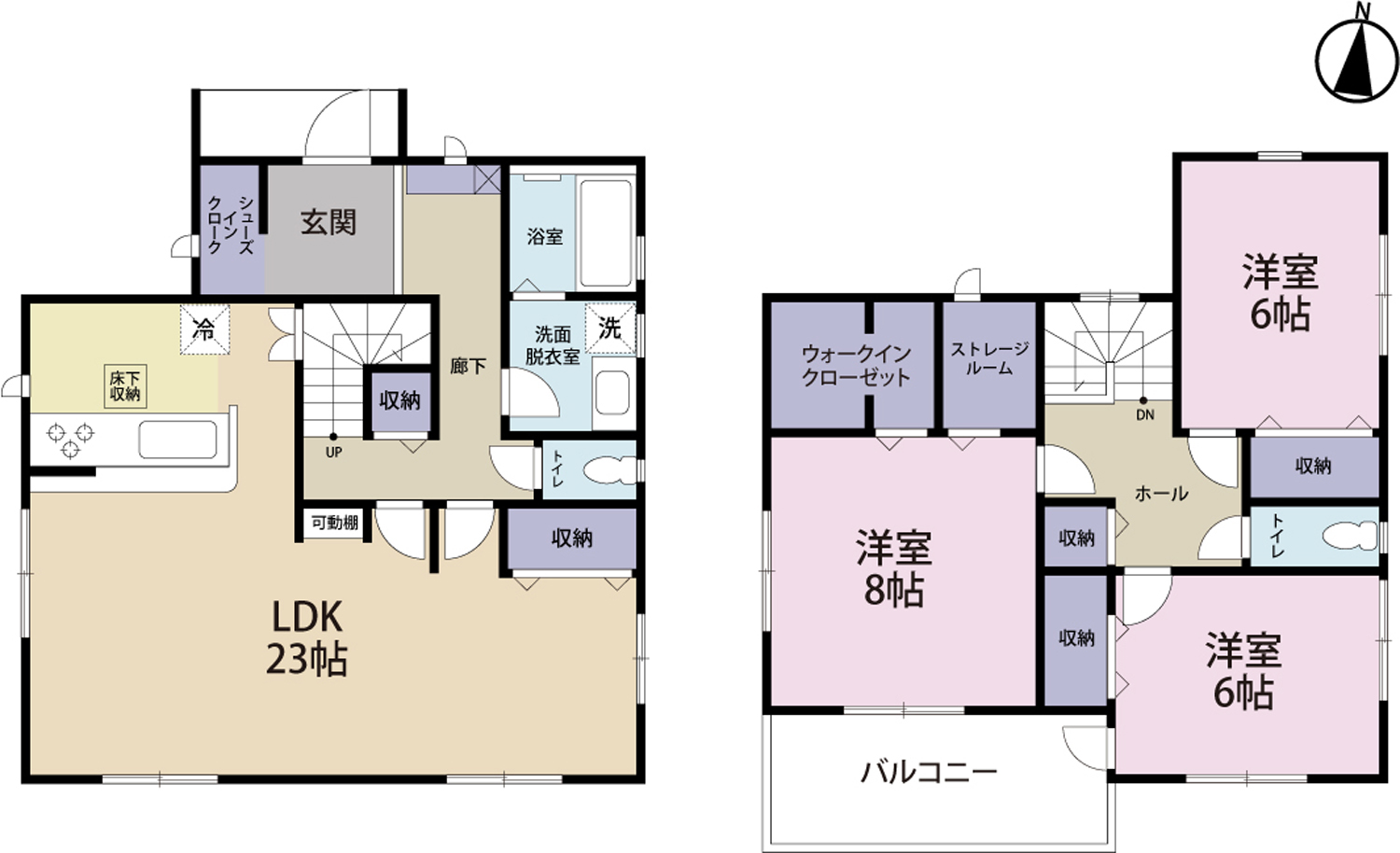 現地間取り図